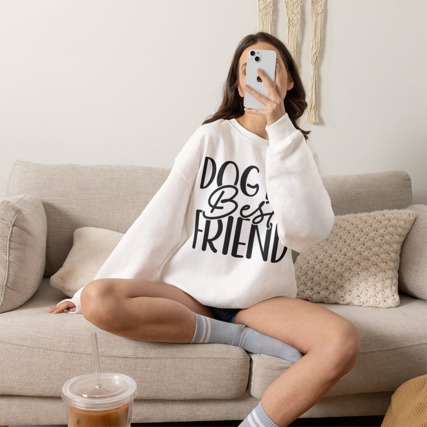 Dog My Best Friend T-shirt | Paw Print Typography Tee
