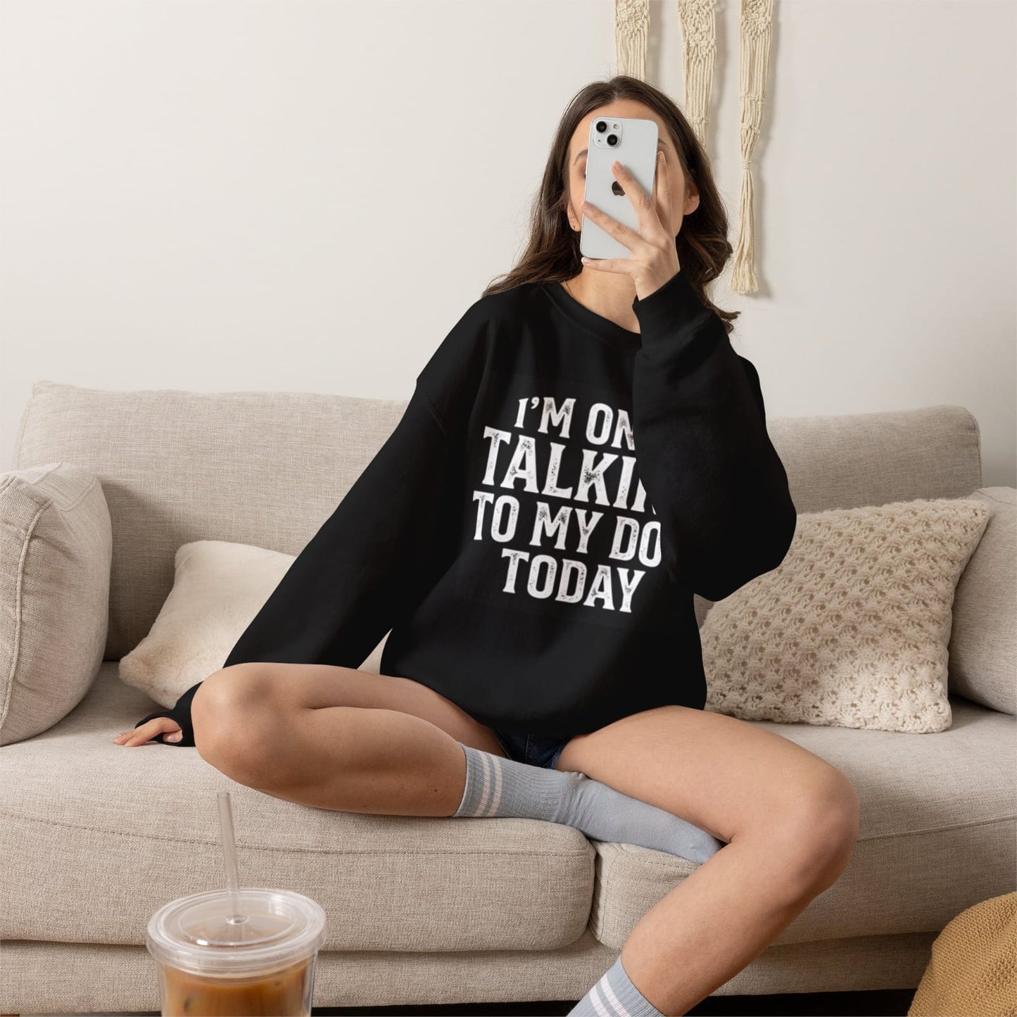 I'm Only Talking To My Dog Today T-shirt | Dog Lover Tee