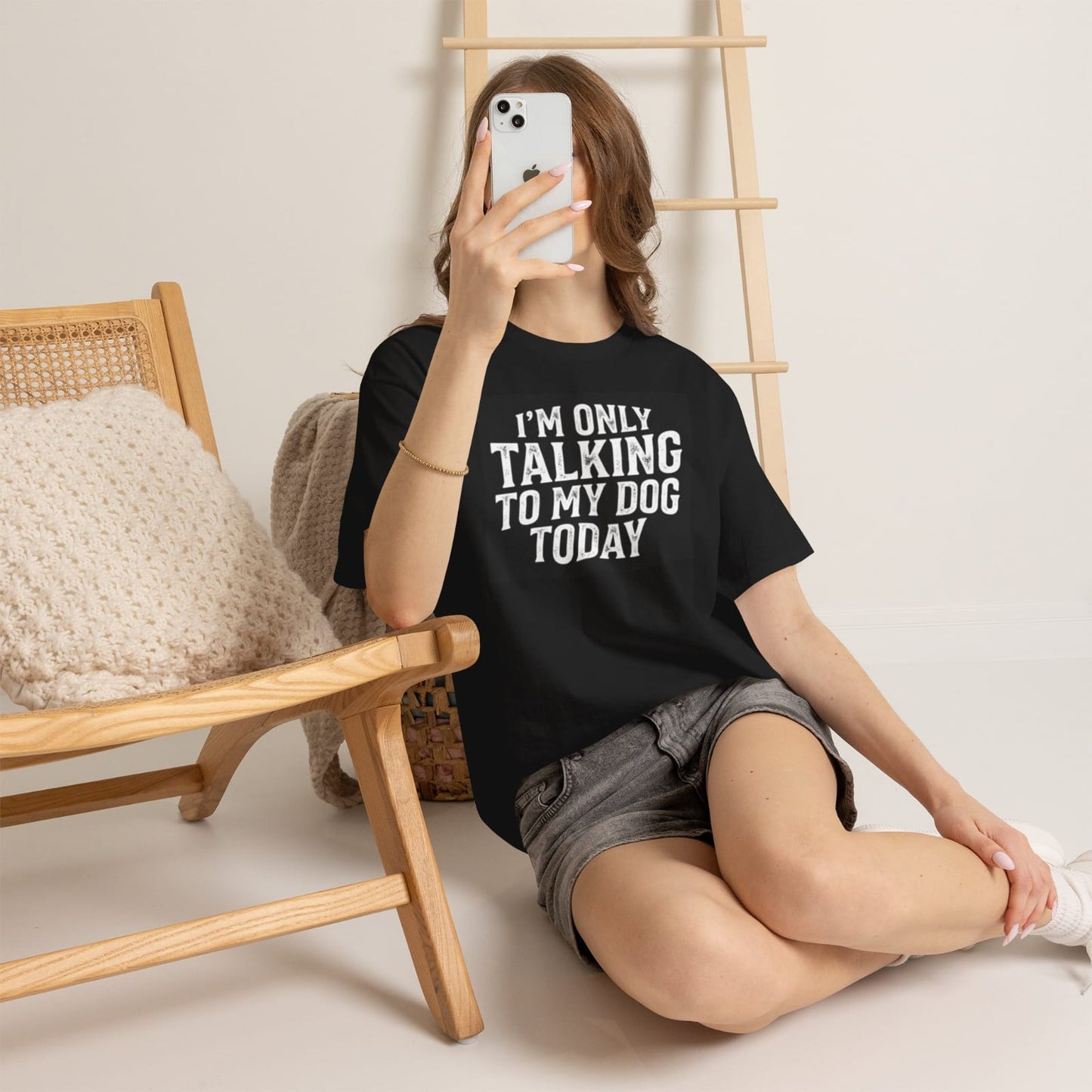 I'm Only Talking To My Dog Today T-shirt | Dog Lover Tee