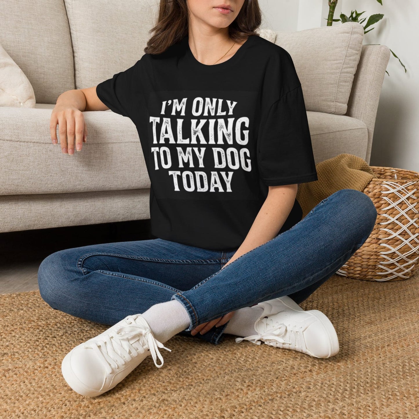 I'm Only Talking To My Dog Today T-shirt | Dog Lover Tee