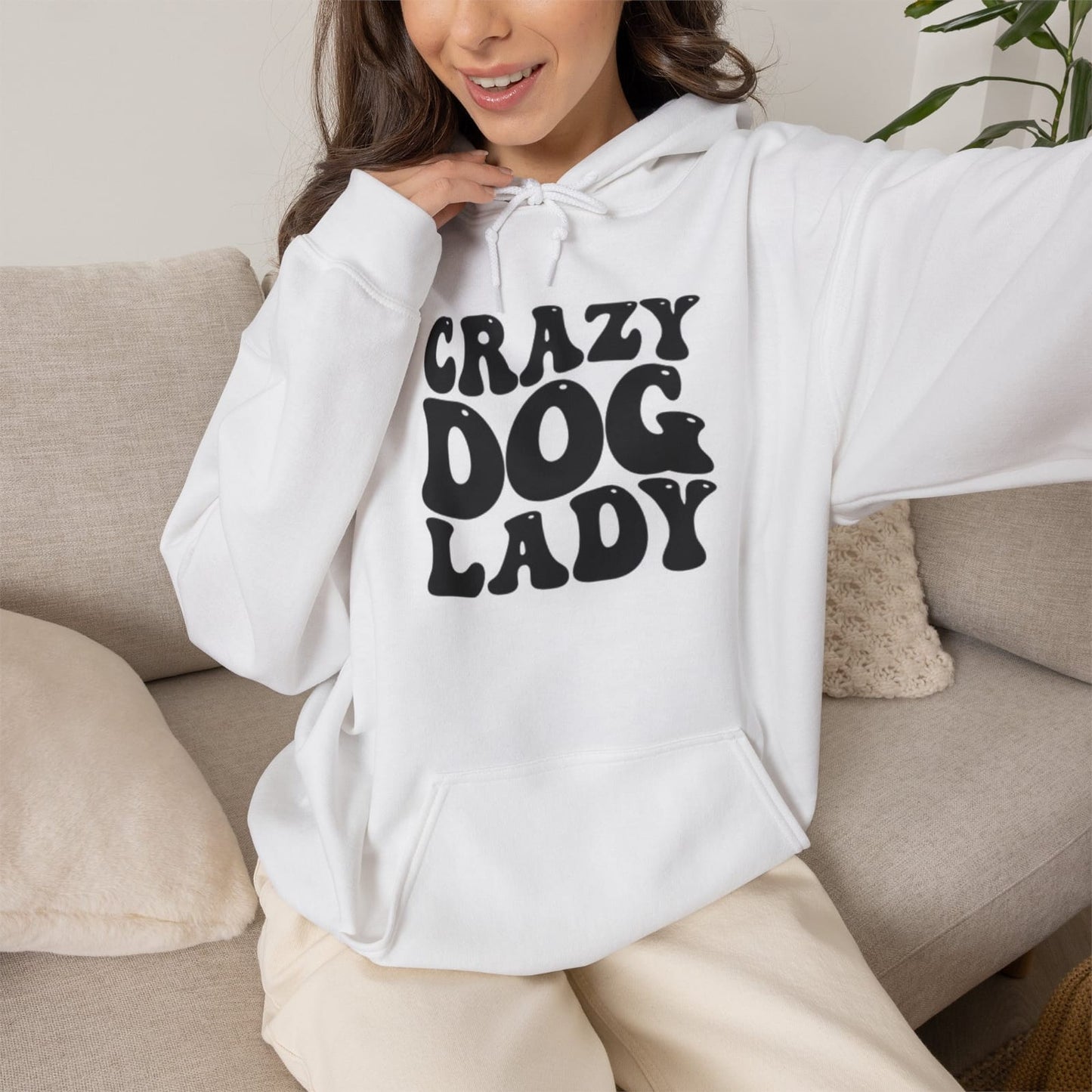 Crazy Dog Lady T-shirt | Retro Bold Lettering