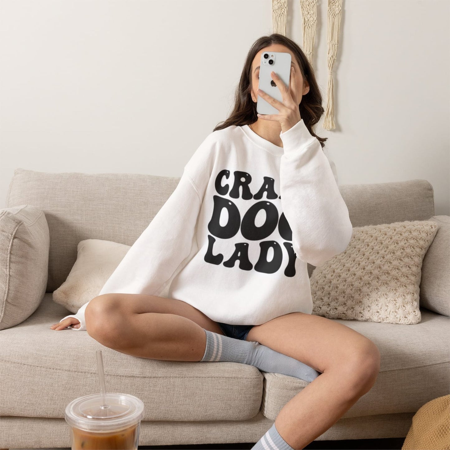 Crazy Dog Lady T-shirt | Retro Bold Lettering