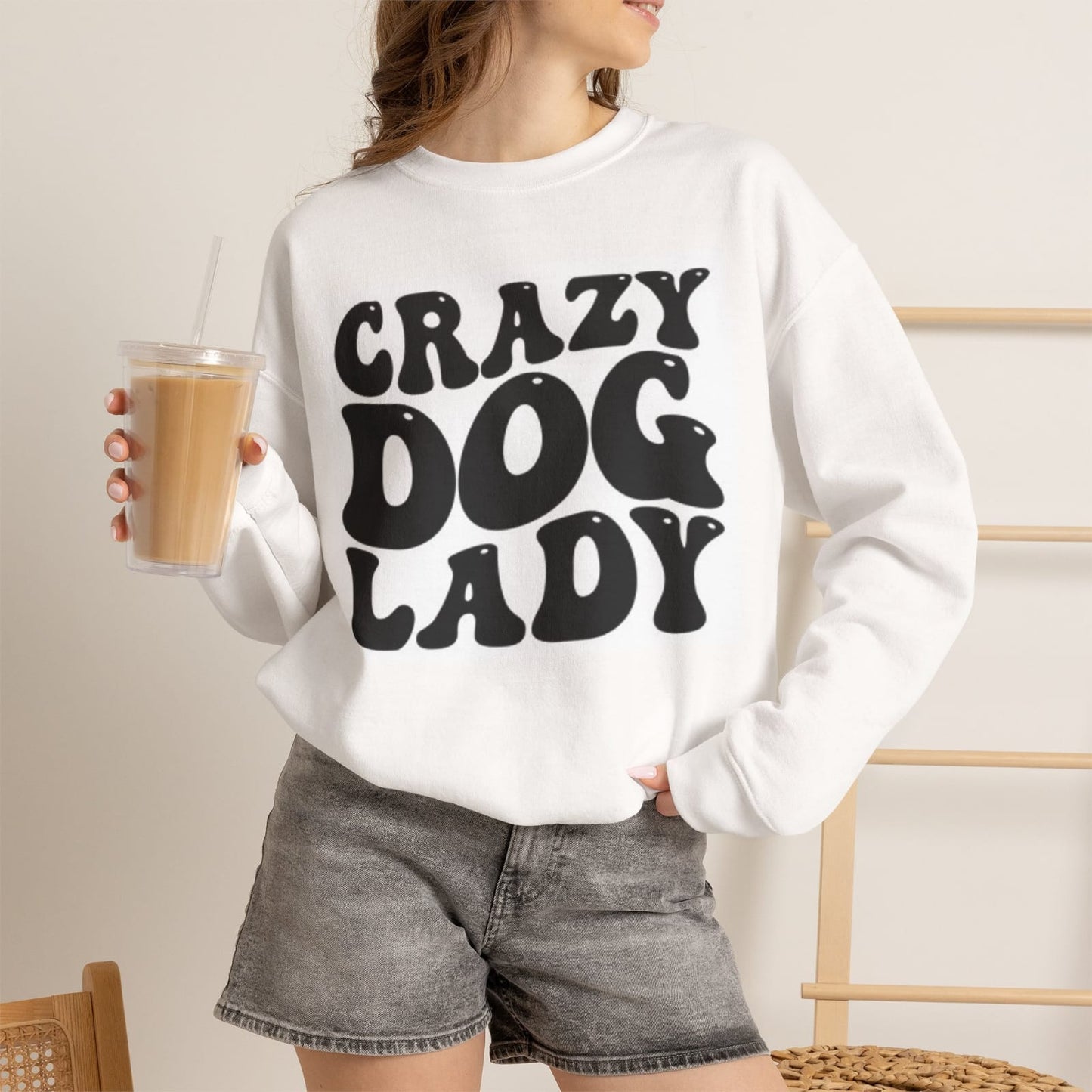Crazy Dog Lady T-shirt | Retro Bold Lettering